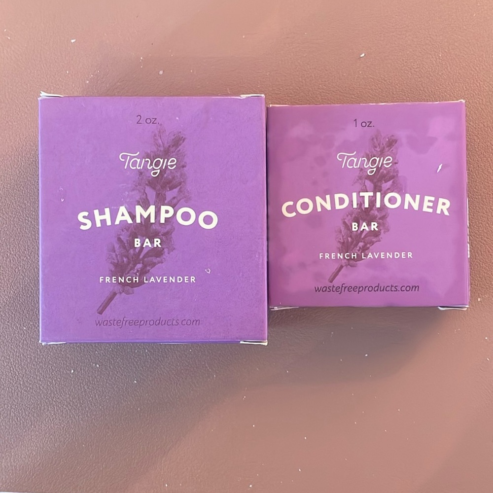 Shampoo and conditioner bar